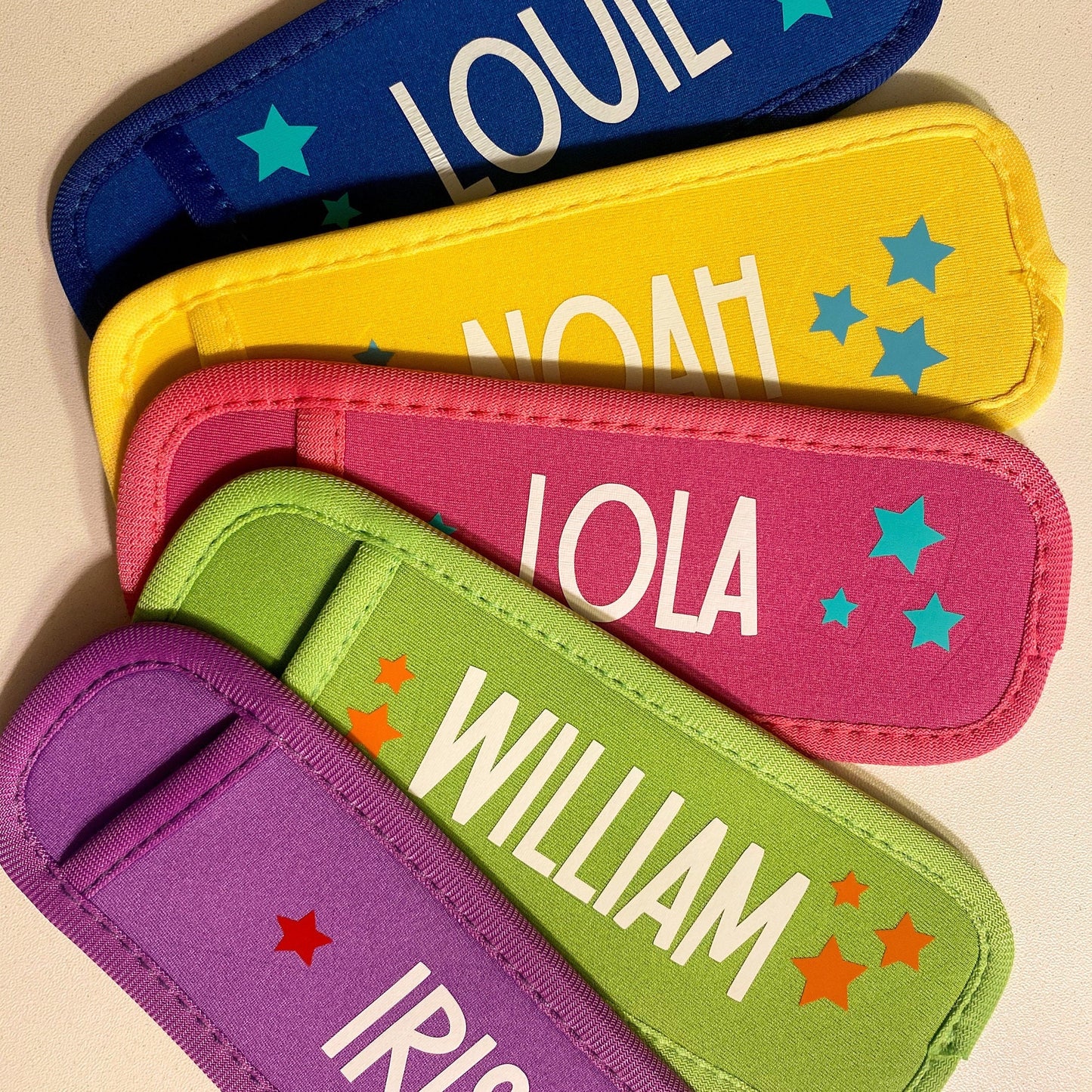 Personalized Freeze Pop Holder | Yogurt Tube holder | Freeze Pop Sleeve | Summer Party Favor | Neoprene Ice Pop Sleeve