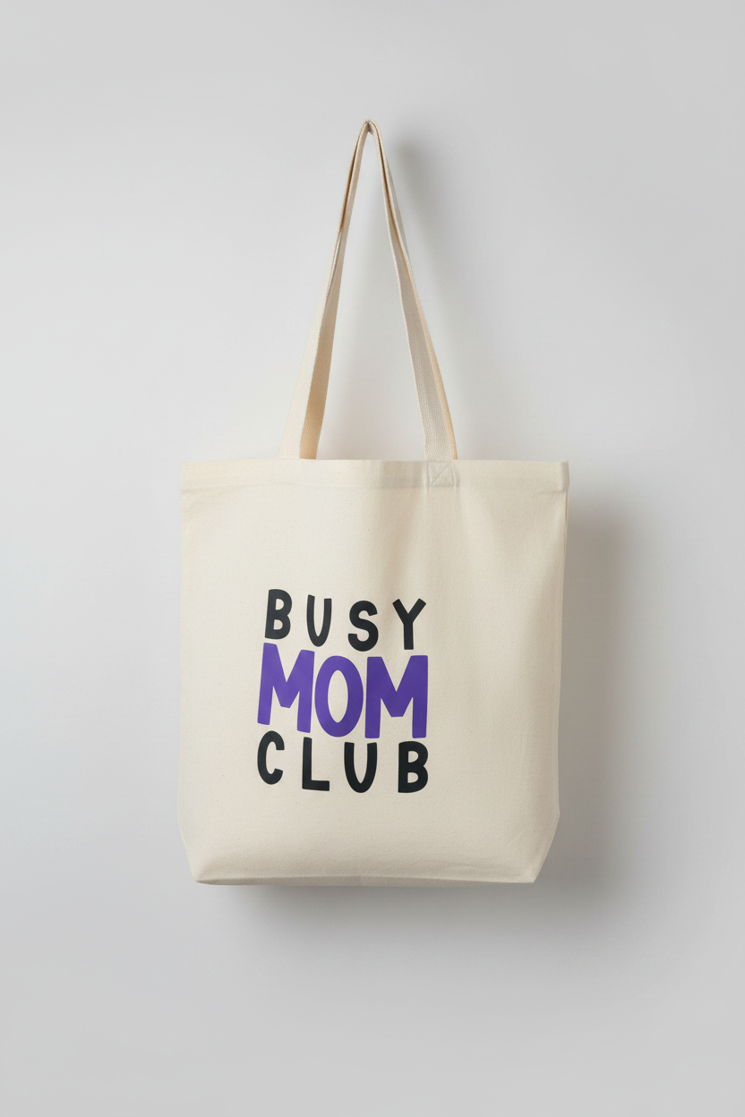 Busy Mom Club tote