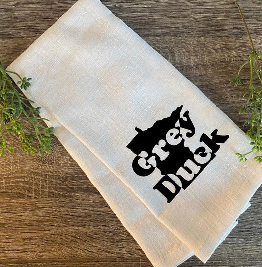 Minnesota, Tea Towels, Grey Duck, Home, MN, Trees, State, Sota, Hostess Gift, Holiday, Gift, Birthday Gift, Gift, North Star State