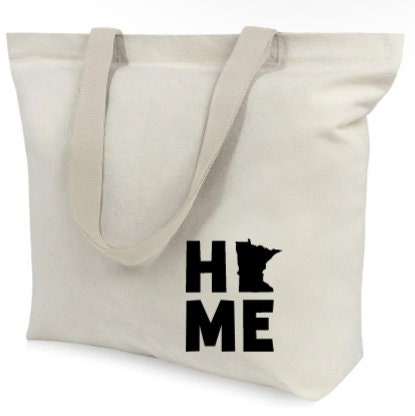 Tote Bags, Minnesota, Grey Duck, Home, MN, State, Hostess Gift, Holiday, Gift, Birthday Gift, Christmas Gift, Custom Gift, Mom Gift, Bags