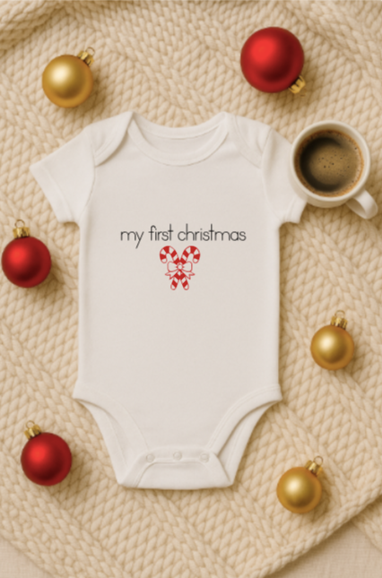 Minimalist Christmas Baby Onesie Collection