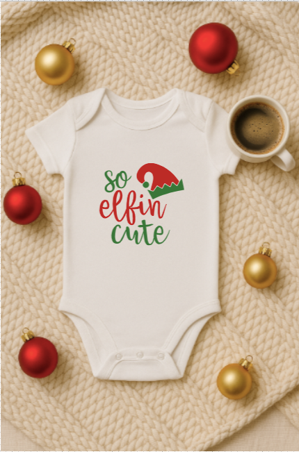 Minimalist Christmas Baby Onesie Collection